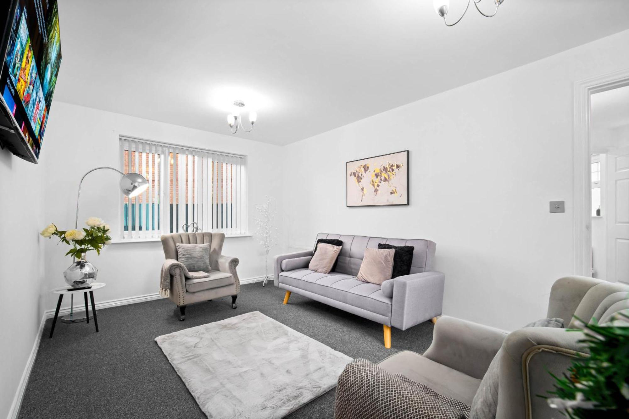 Harmony House 3 Bedroom New Build For Families, Contractors, Black Country Museum Sleeps 6 Tipton Kültér fotó